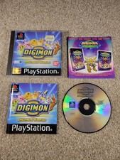 Ps1 Digimon Digital Monsters Sony PlayStation 1 Game Complete With Manual Book