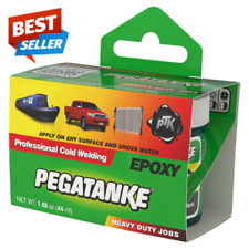 PEGATANKE - Black 2 Part Epoxy Resin, Professional Cold Weld Adhesive, 44ml