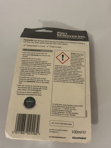Hammerite rust remover - hammerite,