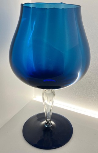 Vintage blue brandy - vintage, glass