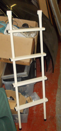 Metal caravan bunk - bed, ladder