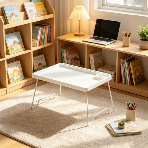 Bed tray with - tray, folding