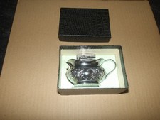 MOSDA PERIOD SERIES AUTOMATIC TABLE LIGHTER = E.P.N.S = BOXED UNUSED MINT 1950s?