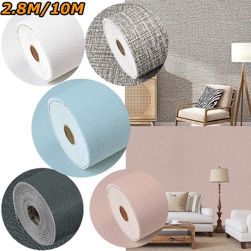 Plain linen wallpaper living - plain,