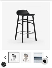 Norman Copenhagen 65cm Form Bar Stool X2 (pair)