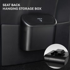 car van trash bin flip case rubbish holder Push in wrapper garbage can storage 