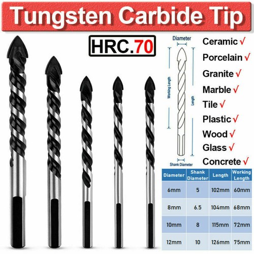 5pcs dry diamond drill - dry, bits
