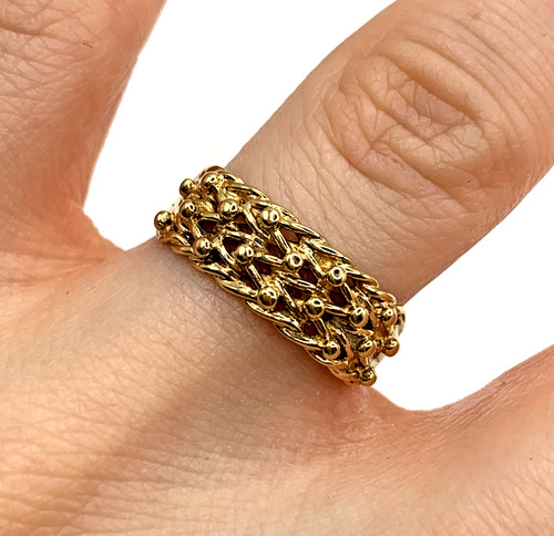 Gold keeper ring 375 - gold,