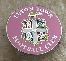 Very Rare Collectable Luton Town Supporter Enamel Badge - Wear With Pride