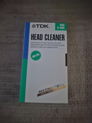 Tdk cleaning cassette super - cassette,