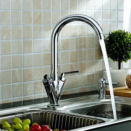 Modern kitchen mixer tap - modern,