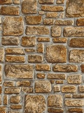 OLD STONE BRICK WALL STICKY