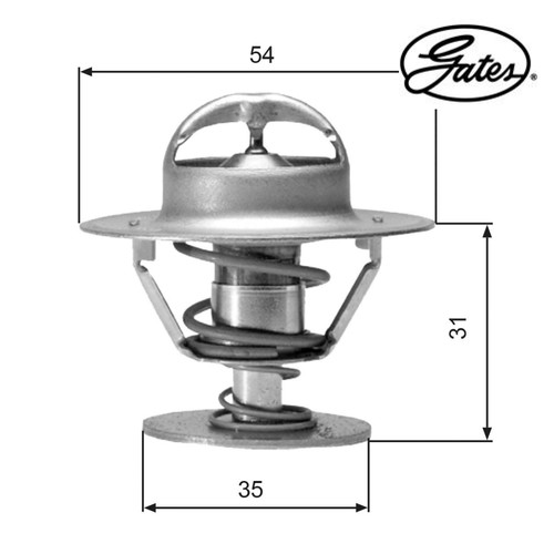 Thermostat coolant gates - thermostat,,