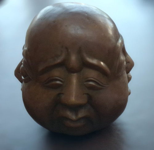 115mm china old tibet brass - brass, 4