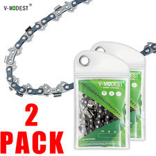 2x 12" (30cm) Chainsaw Chains For RYOBI ONE+ 18V OCS1830 3/8"LP .043" 1.1mm 45DL