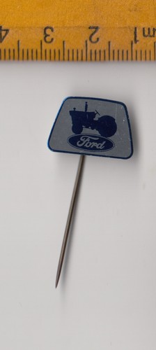Vintage tin plate ford tractor - plate,
