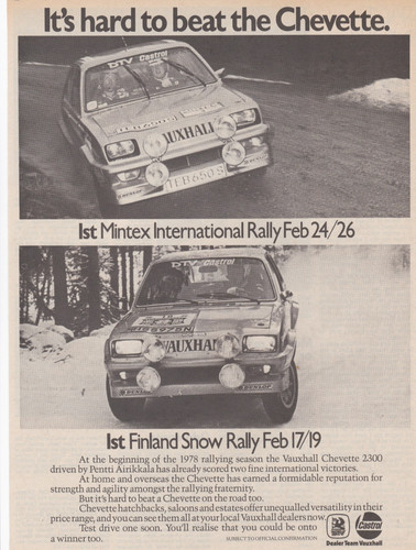 Vauxhall chevette 2300 - vauxhall, hs