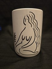 Nude Naked  Lady Vase Cup 4.5" tall