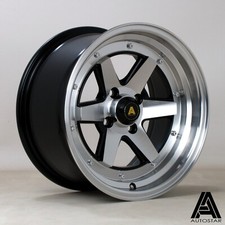 Autostar Magic 4x100 15" 8" ET20 alloys fits MX5 E30 Civic Polo Golf Lupo Corsa