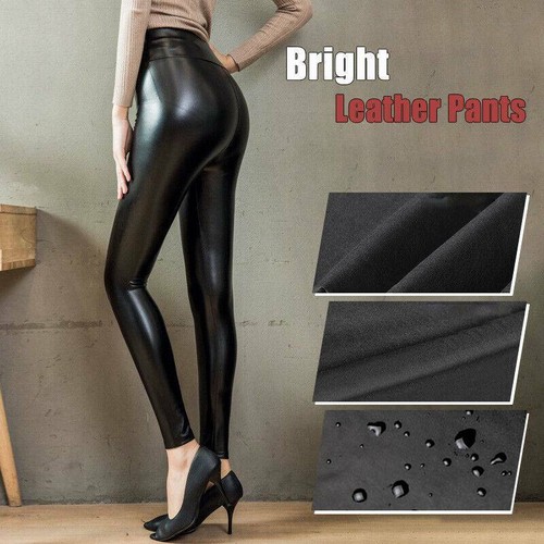 Women stretch fit - faux, leather