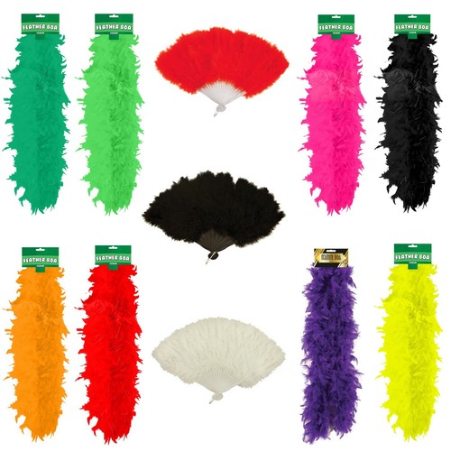Show girl feather fan - girl, 150