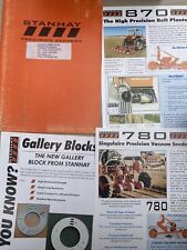 Stanhay of Newmarket .precision Seeders , Drills ,Sales Brochures x 7 In Folder