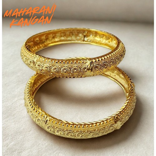 22k gold plated - indian, bangles