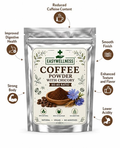 Coffee powder with chicory - coffee,