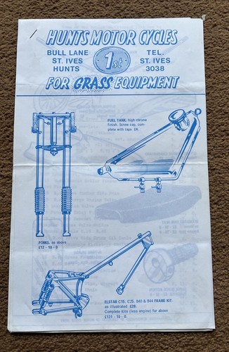 Hunts grass track frame - grass,
