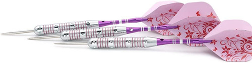 Pink ladies steel tip darts - ladies,