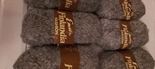 EMU Finlandia Vintage Fashion Yarn 100% Wool  Boucle 8 X 50g Balls Grey