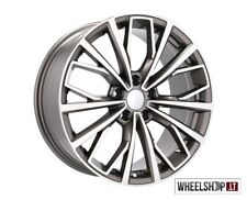 Audi Style 5x112 R20 alloy wheels ET39 9j 4x20 inch grey machined rims A6 Q5