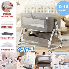 4in1 Baby Bedside Crib Sleeper