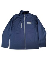 WRC FIA World Rally Championship Softshell Blue Jacket Size L Full Zip Official