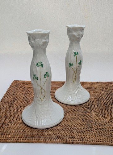 Pair belleek daisy white - pair,