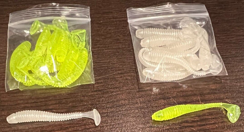 Paddle tail minnows - 2",