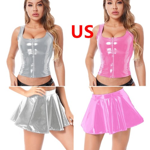 Women pvc leather mini - women,