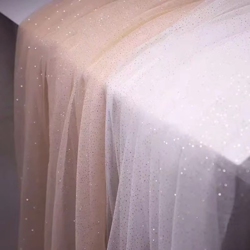 Soft mesh sparkle fabric - soft,