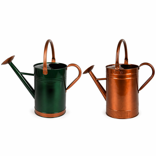Vintage metal watering can - vintage,