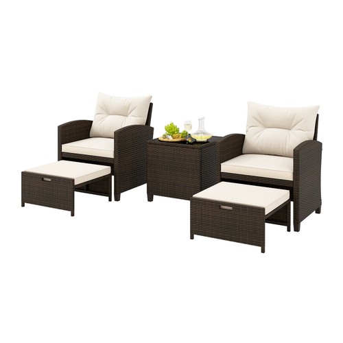 Piece patio rattan furniture - piece,