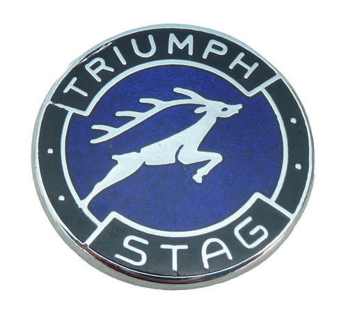 Triumph stag enamel lapel pin - ,