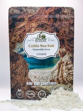 Celtic Sea Salt  550g | RAW Unrefined, ORGANIC Coarse, Grey | HIGHEST QUALITY
