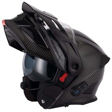 Vcan H276 Blinc A4 Sonic Flip Front with Peak Motorcycle Bluetooth Helmet ZQ