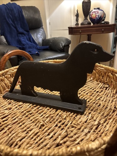 Dauschund dog metal boot - dog,