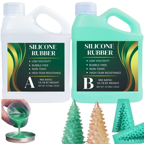 Platinum silicone rubber - 1:1,