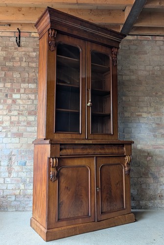 Victorian mahogany glazed - victorian,