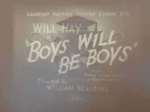Boys will 1935 - will, 8