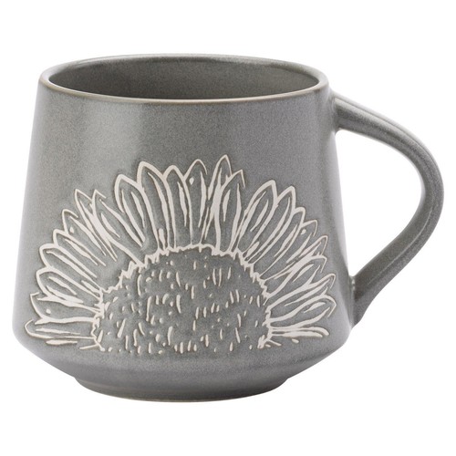 Artisan flower grey - grey, resist