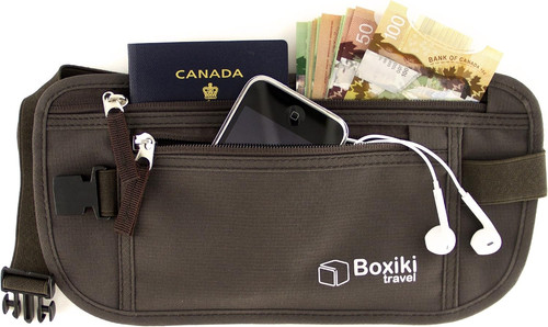 Money belt for travel hidden - money,