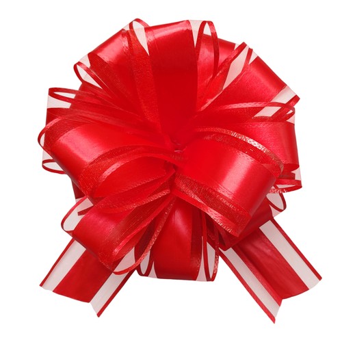 Pcs red large pull bows - pull, 6